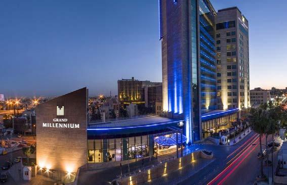 AMMAN Grand Millennium Elegante hotel 5 stelle che sorge nel quartiere diplomatico di Amman, a breve distanza dal Teatro Romano e dalla cittadella.