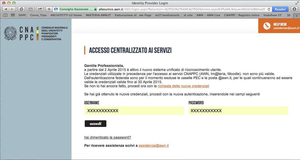 9. Inserisci Username e password e clicca su Accedi 10. Comparirà questo messaggio. Clicca su INVIA. P.s.: le schermate che seguono sono a scopo illustrativo per facilitare la procedura da seguire e fanno riferimento al precedente periodo formativo 2014-2016.