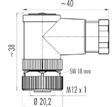 3C1,5 4 A 3x0,75mmq - Ø est 7 mm 1,5 m M12V.FL.