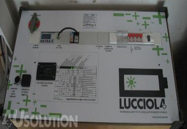 2015 / Piemonte Installazione del sistema di accumulo Lucciola. Il cliente è in grado di controllare in tempo reale produzione da fotovoltaico e consumi da rete, da fotovoltaico o da batterie.