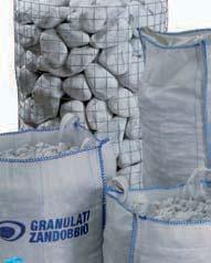 Tutti i materiali possono essere ritirati anche sfusi, in big bag di peso da 250 Kg a 1500 Kg e, per ottimizzare il trasporto dei prodotti pregiati, anche in ceste