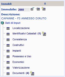 Verifica consistenze Consente la gestione di schede di consistenza (fabbricati, terreni,