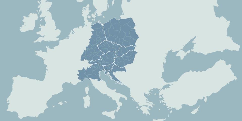 CENTRAL EUROPE Autorità di Gestione Stati Partner e relative regioni eleggibili City of Vienna Municipal Department for European Affairs L area programma comprende 9 Stati: Austria,