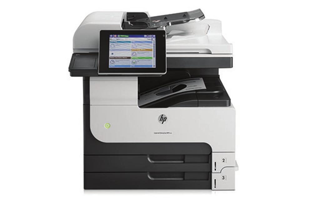 Scheda dati Stampante multifunzione HP LaserJet Enterprise 700 M725 series Potenziate la vostra efficienza del business e stampate in formati fino a A3 con facilità.