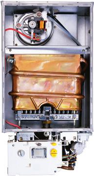 Scaldabagni istantanei a gas e in pompa di calore 17 Installazione Per installazioni interne anche in spazi ridotti e in zone fredde: il kit antigelo ne permette il funzionamento con temperature