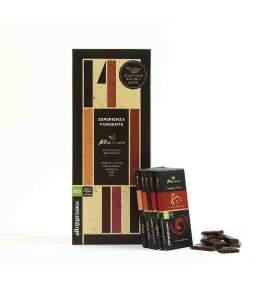 Esperienza Fondente - Bio cioccolato Mascao in 5 gusti Codice: 939 Peso: 480 g Prezzo min. consigliato: 13,50 (IVA 10% incl.) Prezzo max.