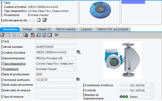 W@M Life Cycle Management Installazione Messa in servizio Operatività Dettagli