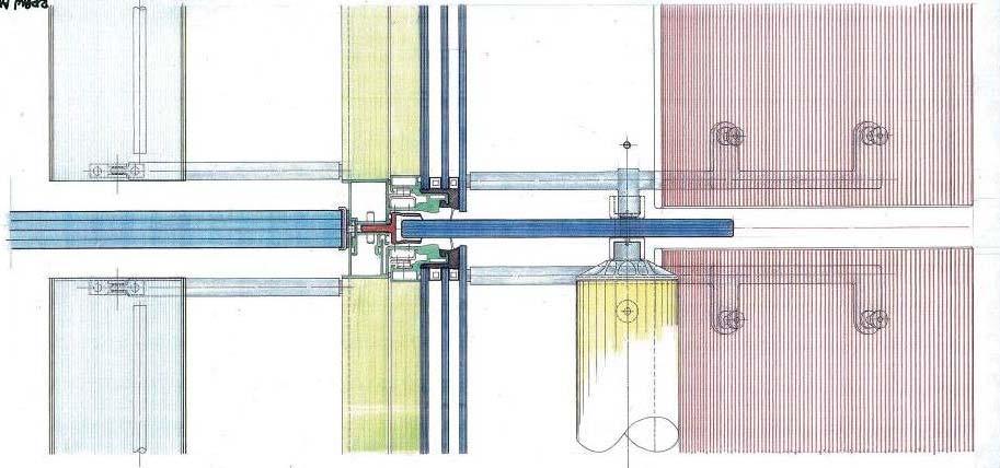 Luce interna Tenda Interna Vetro Camera Pinna in vetro stratificato