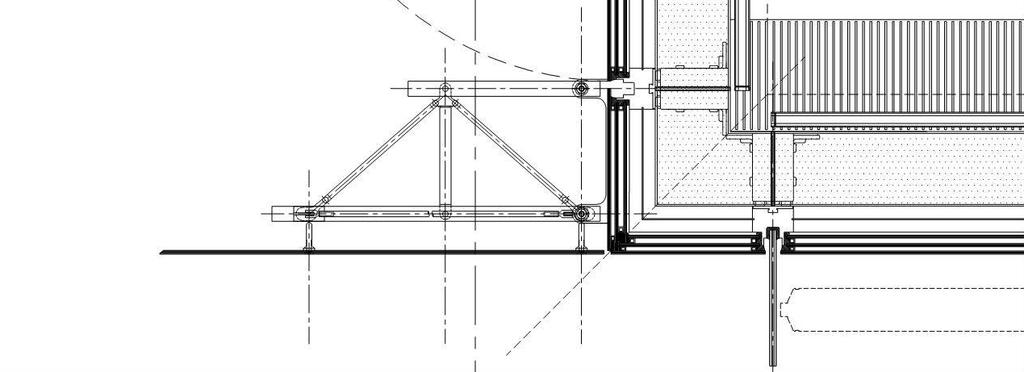 8) Luce interna 7) Tenda Interna 6) Struttura Sbalzo 5) Vetro Camera 4) Sbalzo in vetro