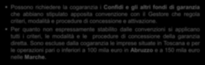 Essa può essere a prima richiesta, se il garante di primo livello risponde in solido con il proprio patrimonio, ovvero sussidiaria, nel qual caso il Fondo risponde soltanto al garante di primo