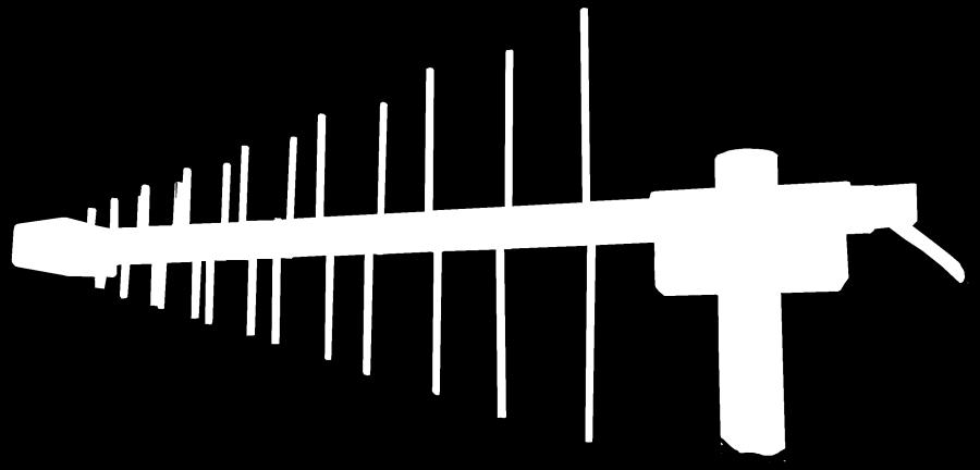 per i rilievi sul campo Articolo Codice LOGTEL M55229025 Banda 790 2700 MHz Guadagno 6,5 8 dbi Rapporto F/R 23 db