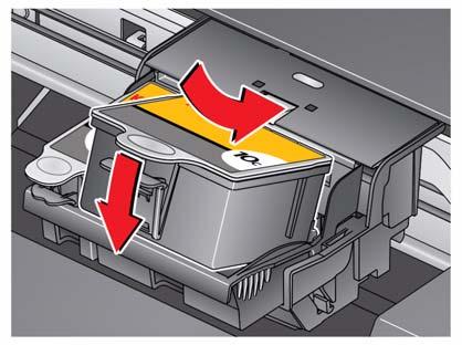Inserire la cartuccia d'inchiostro nella