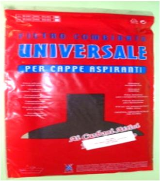 47 x 90 cm 91200005 91200006 Filtro Universale Antigrasso Spess.8 mm Conf. 1 pz - Mis. 47 x 114 cm Gr. 100 x m2 Gr.