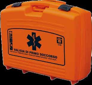 1/1645 VALIGETTA PRIMO SOCCORSO OLTRE 3 PERSONE FIRST AID CASE OVER 3 PEOPLE Valigetta realizzata in ABS.