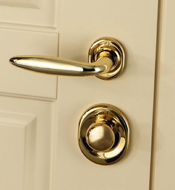 rivestimenti maniglieria SECURITY DOORS kit standard - serie tonda In una superficie