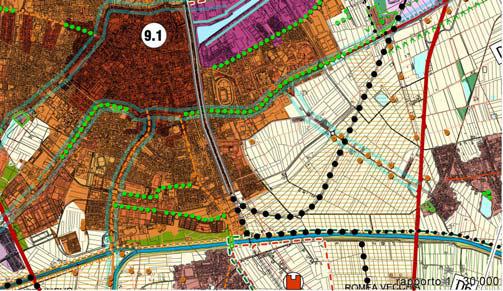 urbana significative per estensione, valore ecologico, inserimento paesistico di interventi programmati e mitigazione degli impatti visivi, acustici, atmosferici: bosco e verde ecologici, aree di