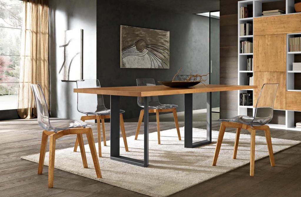 cod. K29E TAVOLO BRIDGE, fin. OAK BRIDGE TABLE, OAK fin. 220x0x76H cod.