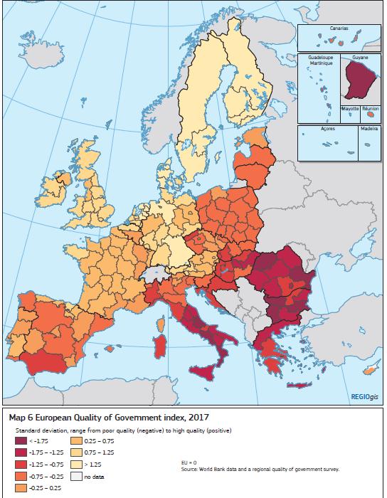 Il nodo della capacità amministrativa ITALIA Fonte: Commissione Europea