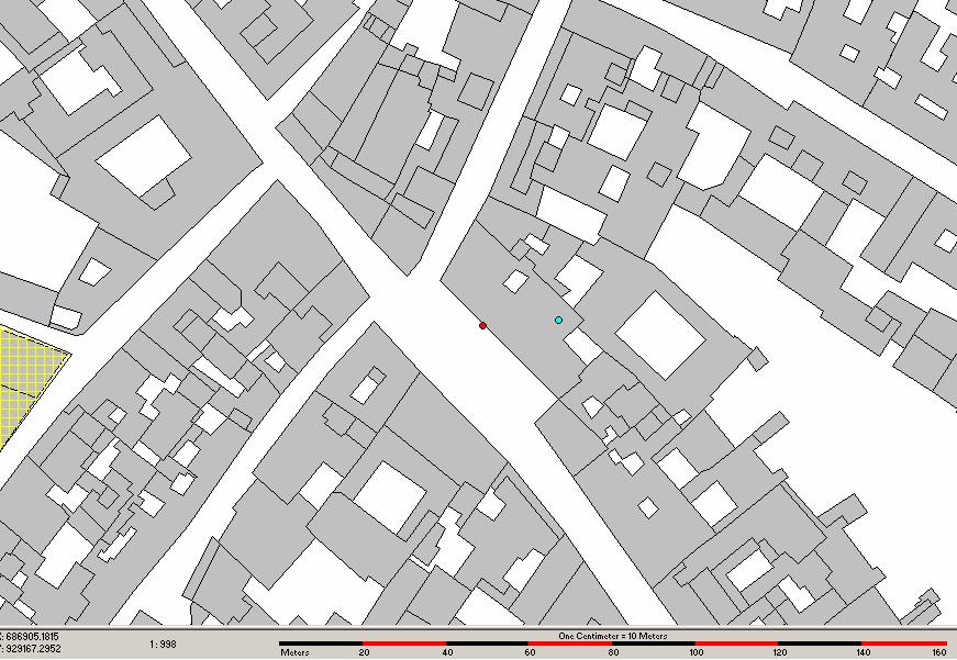 SITO DI MISURA: VIA SANTO STEFANO, N 40 DATA DELL INDAGINE: 13 SETTEMBRE 2005 IMPIANTI INDAGATI: H3G - Via Santo Stefano, n 30 MAPPA DI INQUADRAMENTO: Microcella TIM Luogo di