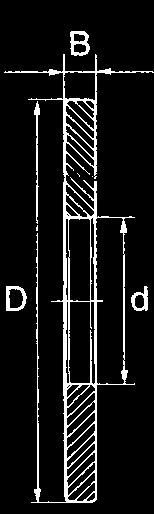 Ralle intermedie con centraggio esterno (serie ZSE) ZSE Diametro albero (mm) Shaft Diameter (mm) Ralle intermedie Designation of Center Washers Peso (g) Weight (g) Dimensioni (mm) Dimensions (mm) d D