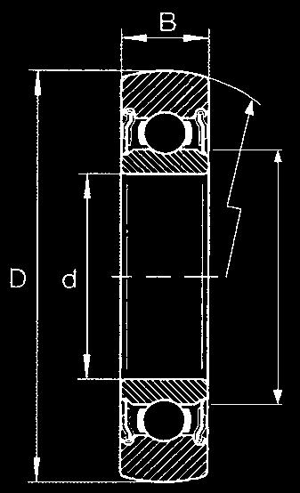 Rotelle ad una corona di sfere Wheels with single row balls r s R5 F Anello esterno cilindrico NPP Outer cylindrical ring Anello esterno sferico NPPU Outer spherical ring r s Sigla Designation LR 2