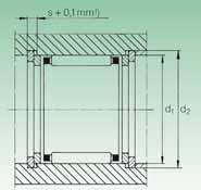 Anelli elastici per fori (serie AF) Elastic rings for bores (AF series) b Dimensioni di montaggio Mounting dimension Sigla Designation Peso per 1. pz. (kg.) Weight for 1. pcs (kg.