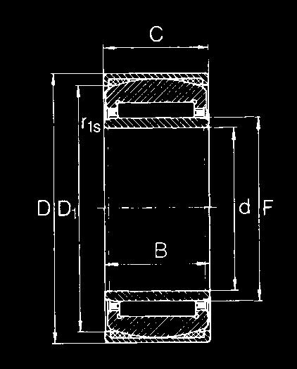 Coefficienti di carico (N) Basic Load Rating (N) Dinamico C Dynamic C Statico C Static C Velocità limite 2) Limiting Speed Olio / Oil (N giri max) (max rpm) 15 18 2 25 28 3 35 4 45 RPNA 15/28 RPNA