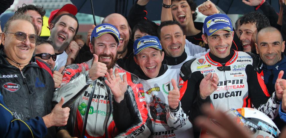 Michele Pirro Campione Italiano Superbike 2015 Mugello, 10 ottobre 2015.