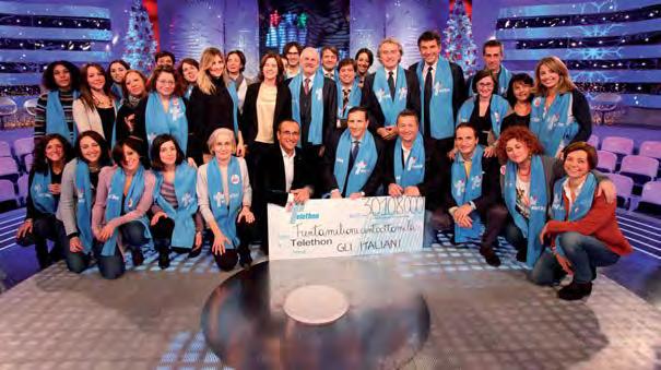 È partner di Telethon dal 2002, e ha raccolto finora oltre 11 milioni e 500 mila euro, di cui 1.458.315 euro solo nel 2012-2013.