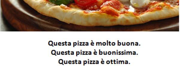 Fabio: Questa pizza è buonissima o è ottima.