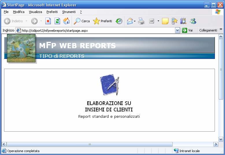 N NAINAL UM egionale sulle La valutazione dell utcome in mfp UM VNA NGSS 2006 Queste si eseguono direttamente utilizzando la sezione di eportistica Web, che tramite complessi algoritmi di estrazione