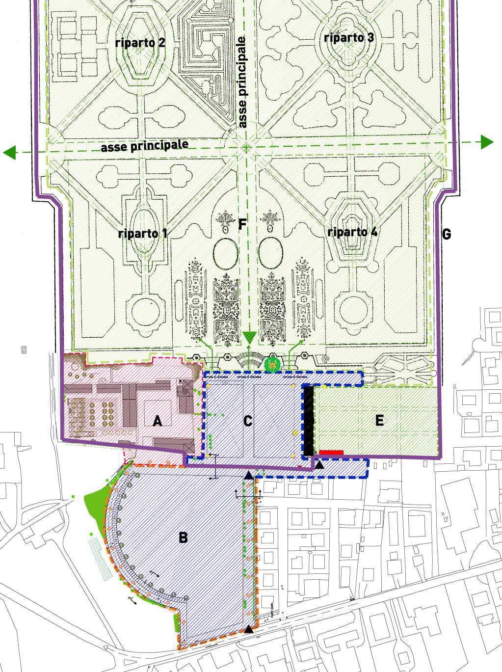 000,00 Il progetto di restauro e riqualificazione funzionale e fruitiva è suddiviso in 5 temi/sottotemi progettuali, in parte realizzati, in