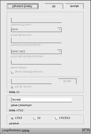 3 IMPOSTAZIONE DELLE OPZIONI 3.