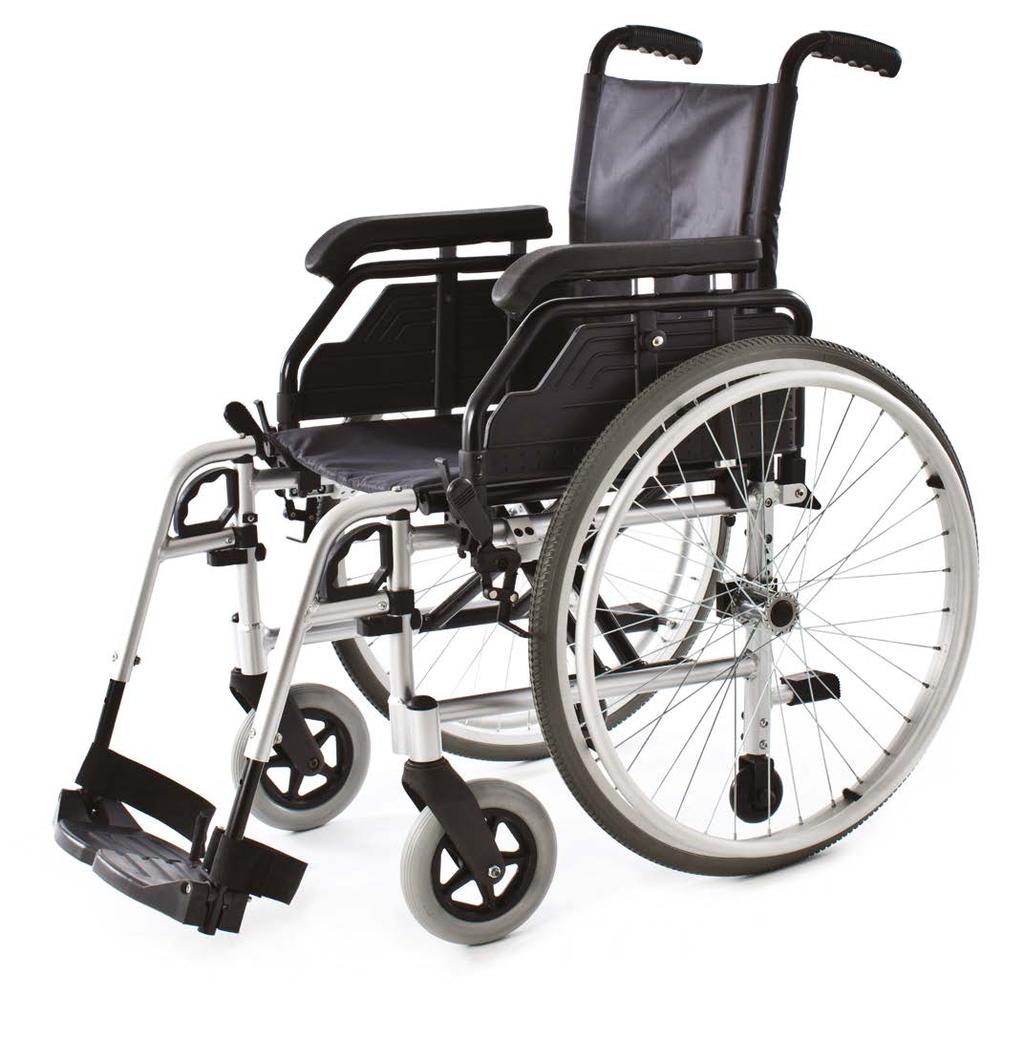 AURA CARROZZINA PIEGHEVOLE in ALLUMINIO - aluminium folding wheelchair Aura 600 AURA Carrozzina pieghevole in alluminio verniciato con telaio tubolare a sezione circolare a doppia crociera.