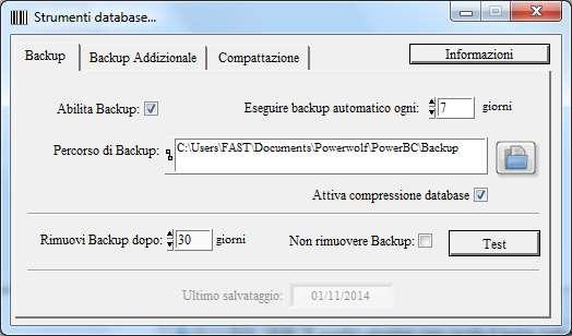 BACKUP & SICUREZZA DEI DATI (torna all'indice) Manuale PowerBC Generazione e stampa di Etichette e Barcode Introduzione.