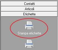 GENERAZIONE E STAMPA DELLE ETICHETTE (torna all'indice) La principale scheda per generare e stampare le etichette è la seguente: Bisogna tenere presente che il