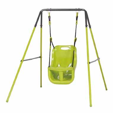 Portata max 35 Kg  Swing seat for swing set rope and hooks included.