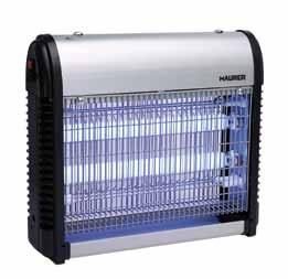 30 m 2 29x9x29H cm 93325 RAGGIO D AZIONE Potenza 29 watt. 2 lampade fluorescenti da 10 W. 80 m 2 raggio d azione.