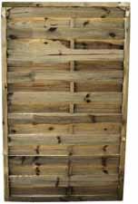 Grilled panels in saturated wood with