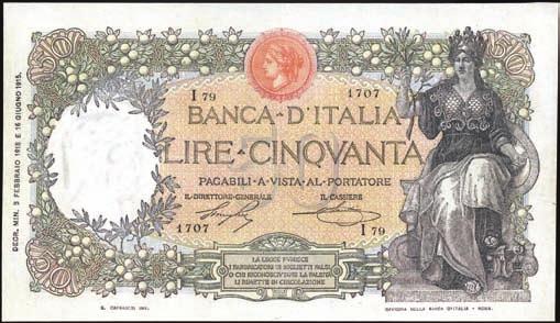 2086 CONSORZIALI - Biglietti Consorziali 100 Lire 30/04/1874 - Gav.