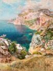 Olio su tavola, 42 x 26 cm Punta Tragara a Capri, 1885 ca.