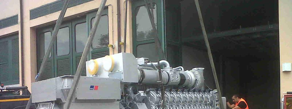 CAP Ospedale Bellaria(BO) Impianto in trigenerazione a Gas Metano Motore MTU da 2150