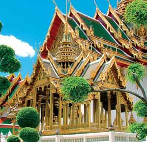 Prima di rientrare in hotel si visiterà il famoso Wat Arun, il Tempio dell Aurora, alto 86 metri e costruito in stile Khmer sulla riva del fiume Chao Phraya. Cena libera e pernottamento.