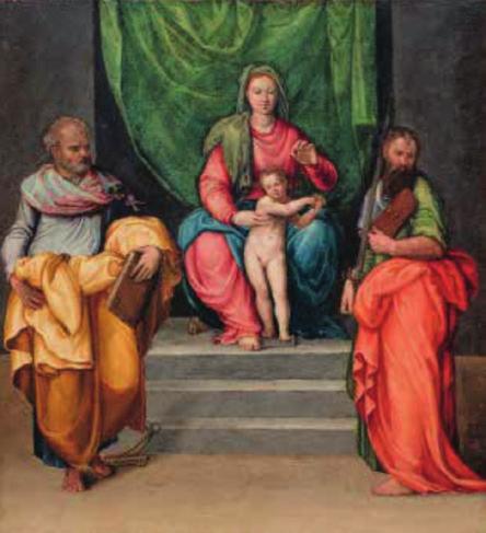 olio su tela, 84,2 x 63 cm Santa Tecla srl Battista Franco detto il Semolei