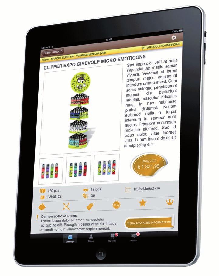 Mobile La app del catalogo digitale Rete vendita informatizzata