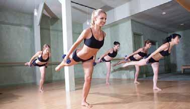 BARRE WORKOUT Lezioni già famosa nel mondo che include esercizi di potenziamento rubati alla danza e al pilates insieme ad esercizi di tonificazione