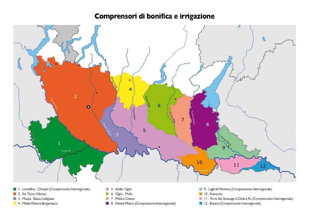 I Consorzi di Bonifica e l Est Ticino