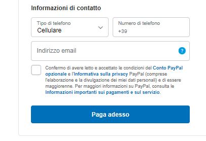 PER I TITOLARI DI CARTE DI CREDITO E CARTE RICARICABILI Dopo aver cliccato il bottone Paga con una carta occorrerà compilare tutti i campi riportati nella pagina.