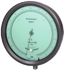 Strumenti meccanici per la misura di pressione Manometri di precisione Questi strumenti vengono impiegati quando viene richiesta una grande precisione nella misura.