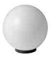 SFERA 400 LED ARREDO URBANO 15W - 3000K - 2100 lm 15W - 4000K - 2200 lm 15W - 3000K - 1453 lm 15W - 4000K - 1522 lm B Bianco IP44/65 - IK08 T Trasparente Semiverniciato nero Base IP44 Base in